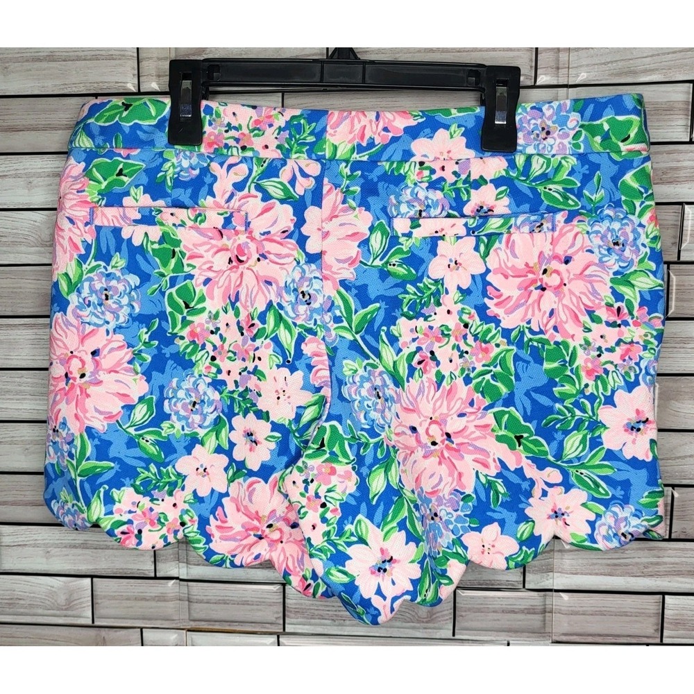 Lilly Pulitzer Buttercup Knit Shorts Multi Spring In Your Step Sz 8 NWT - Picture 3 of 14